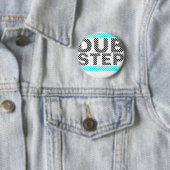 Dubstep Cyan Ronde Button 5,7 Cm (In situ)