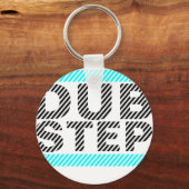 Dubstep Cyan Sleutelhanger (Voorkant)