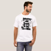 Dubstep en Grime is mijn bloedlijn RANDOM T-shirt (Voorkant volledig)