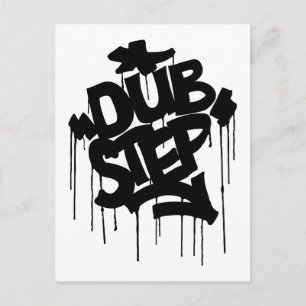 Dubstep FatCap Black Briefkaart