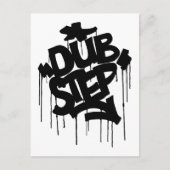 Dubstep FatCap Black Briefkaart (Voorkant)
