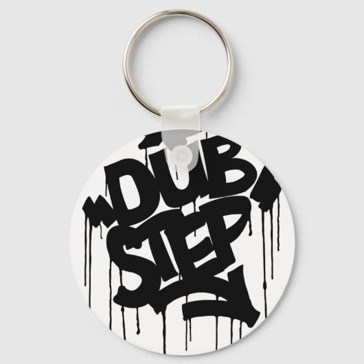 Dubstep FatCap Black Sleutelhanger (Voorkant)