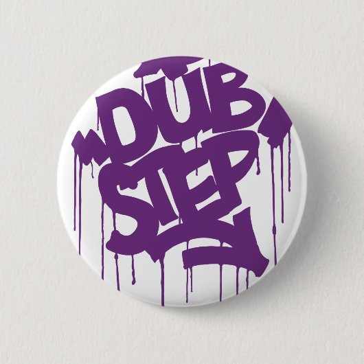 Dubstep FatCap Kush Paars Ronde Button 5,7 Cm (Voorkant)