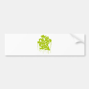 Dubstep FatCap Limoen Bumpersticker