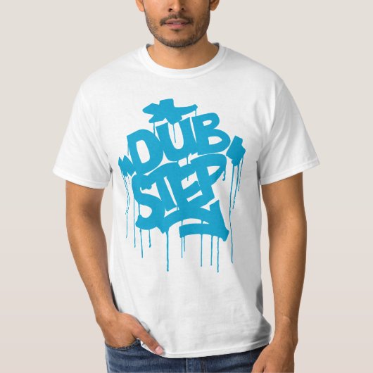 Dubstep FatCap Sky Blue T-shirt (Voorkant)