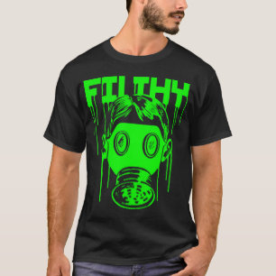 Dubstep filterig gasmasker t-shirt
