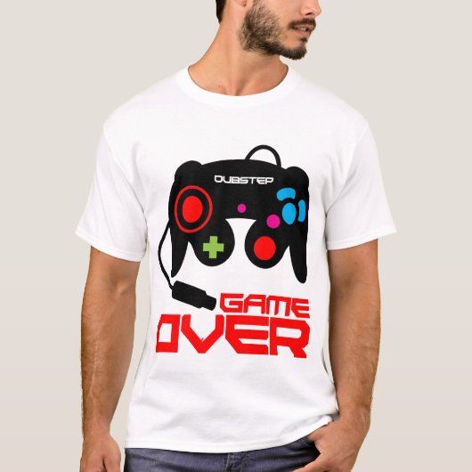 Dubstep game over t-shirt (Voorkant)