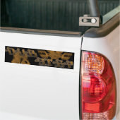 DUBSTEP GAS MASK BUMPERSTICKER (Op Truck)