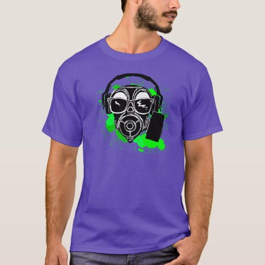Dubstep Gasmask T-shirt (Voorkant)