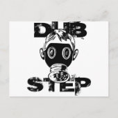 Dubstep-gasmasker Briefkaart (Voorkant)