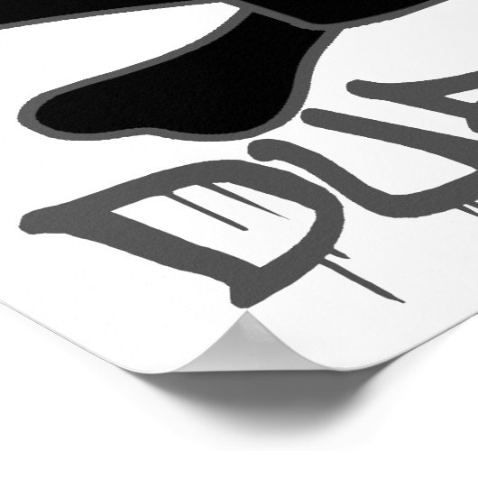 Dubstep gasmasker poster (Hoek)