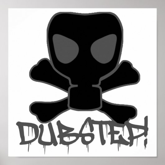 Dubstep gasmasker poster (Voorkant)