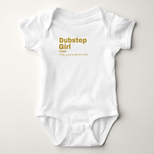 Dubstep Girl - Dubstep Romper (Voorkant)