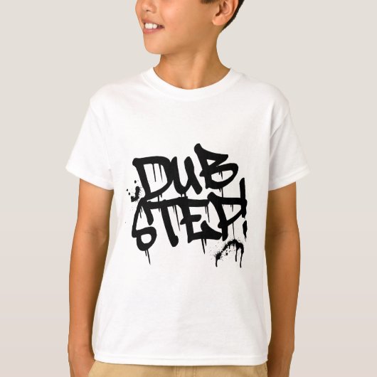 Dubstep Graffiti-stijl T-shirt (Voorkant)