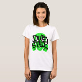 Dubstep Green Gasmask T-shirt (Voorkant volledig)