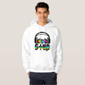 Dubstep hoofdtelefoon hoodie (Voorkant volledig)