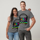 Dubstep hoofdtelefoon t-shirt (Unisex)