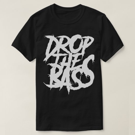 Dubstep-inlaat, Riddim Rave EDM Junglist D T-shirt (Design voorkant)