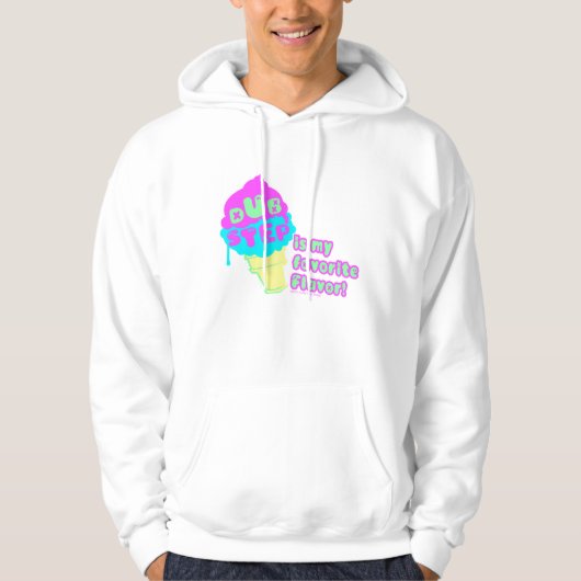 Dubstep is mijn favoriete smaak hoodie (Voorkant)
