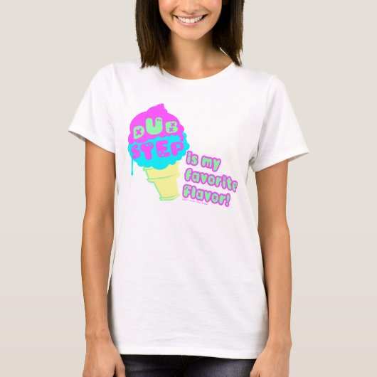 Dubstep is mijn favoriete smaak t-shirt (Voorkant)