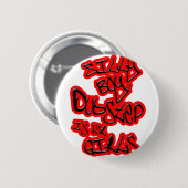 Dubstep is voor meisjes, meisjes, dames in Dubstep Ronde Button 5,7 Cm (Voorkant /achterkant)