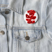 Dubstep is voor meisjes, meisjes, dames in Dubstep Ronde Button 5,7 Cm (In situ)