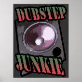 Dubstep junkie poster (Voorkant)