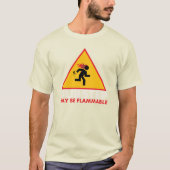 Dubstep kan ontvlambaar Shirt zijn (Voorkant)