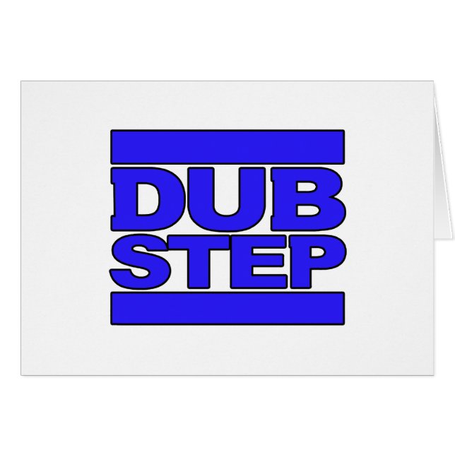 DUBSTEP Logo blauw (Voorkant Horizontaal)