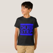 DUBSTEP Logo blauw T-shirt (Voorkant volledig)