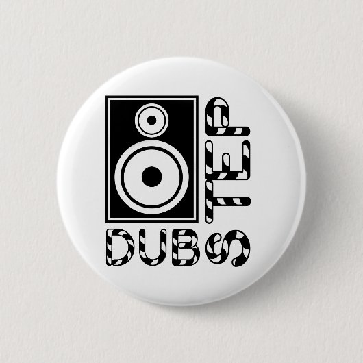 Dubstep Loudspeaker E Ronde Button 5,7 Cm (Voorkant)