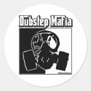 DUBSTEP Mafia Dub Step muziek Dubstep kleding gear Ronde Sticker