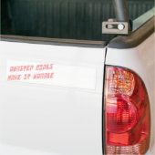 Dubstep meisjes wiebelen bumpersticker (Op Truck)