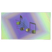 Dubstep Noten Slopenhoesje Kussensloop (Voorkant)