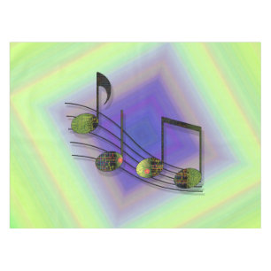 Dubstep Noten Tafelkleed