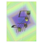 Dubstep Noten Tafelkleed (Voorkant)
