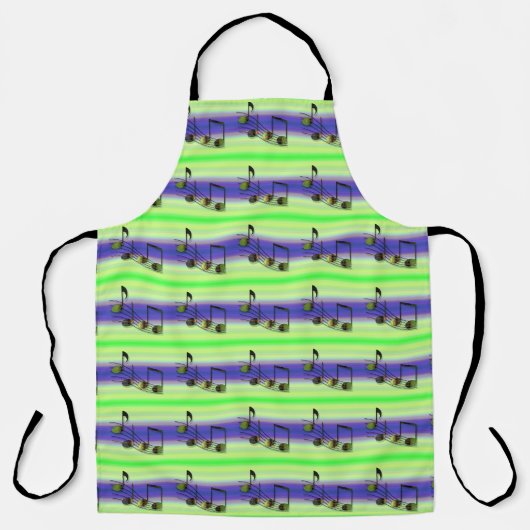 Dubstep Notes All-over Print Schort (Voorkant)