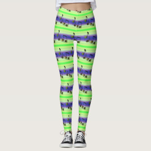 Dubstep Notes-Leggings Leggings