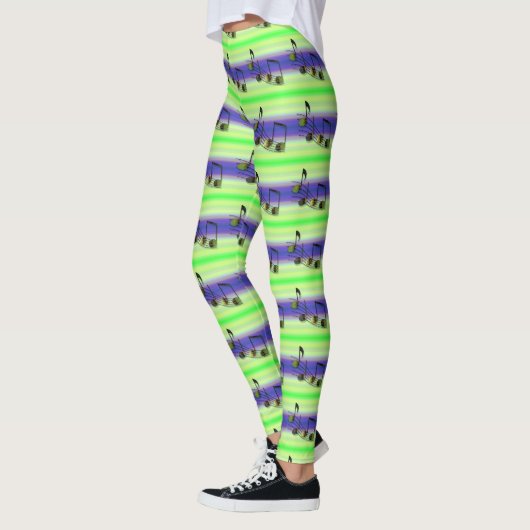 Dubstep Notes-Leggings Leggings (Links)