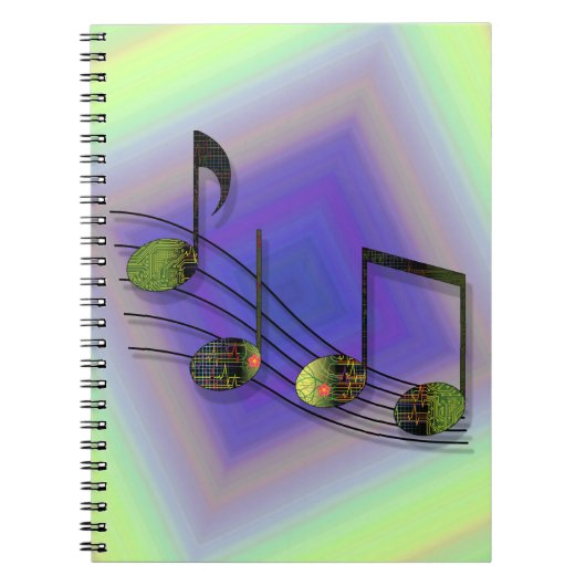 Dubstep Notes-Notitieboek Notitieboek (Voorkant)