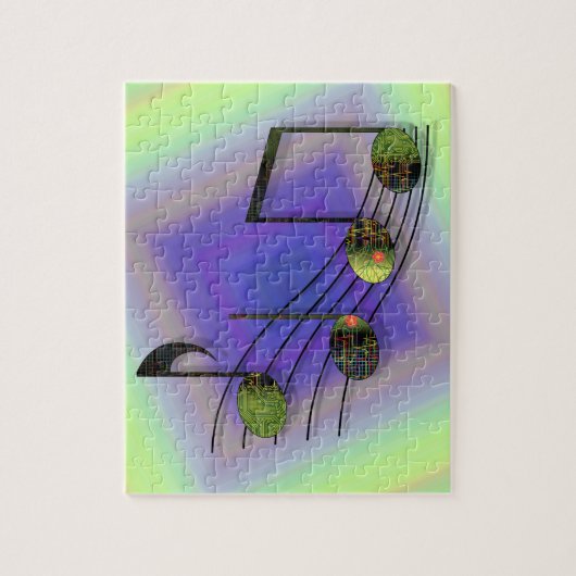 Dubstep Notes-puzzel Legpuzzel (Verticaal)