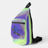 Dubstep Notes Sling Bag (Rechterhoek)