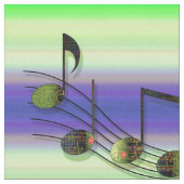 Dubstep Notes-verbinding Stof (Close Up)