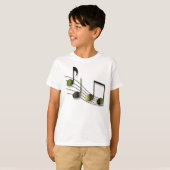 Dubstep Notities Kinder en Baby Light Shirt (Voorkant volledig)