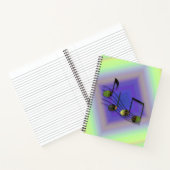 Dubstep Notities Spiraal Notebook Notitieboek (Binnen)