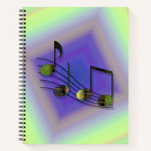 Dubstep Notities Spiraal Notebook Notitieboek
