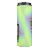 Dubstep-notities thermische tumbler thermosbeker (Achterkant)