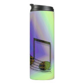 Dubstep-notities thermische tumbler thermosbeker (Geroteerd rechts)