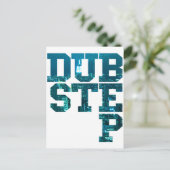 Dubstep NYC Briefkaart (Staand voorkant)