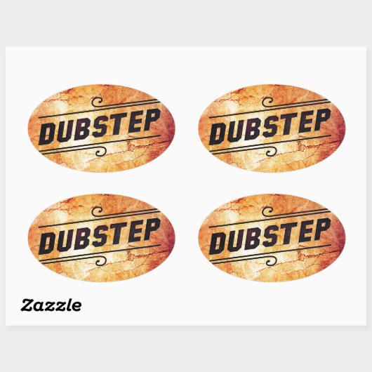 Dubstep Ovale Sticker (Vel)